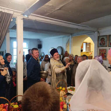 Престольный праздник в Преображенском храме в Нестерово