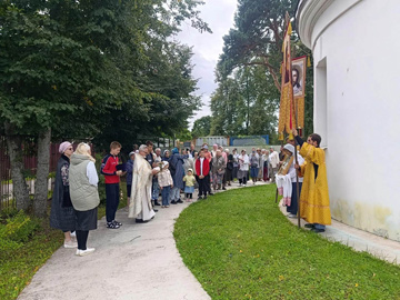 Престольный праздник в Преображенском храме