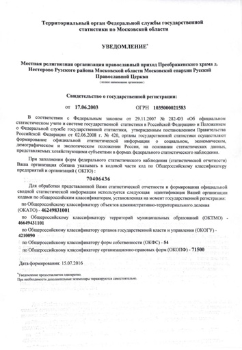 Федеральная служба государственной статистики по Московской области