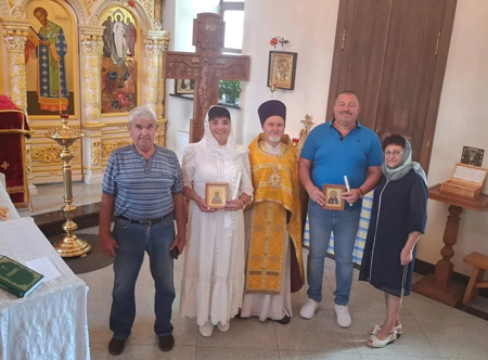 Венчание в Преображенском храме в Рузе